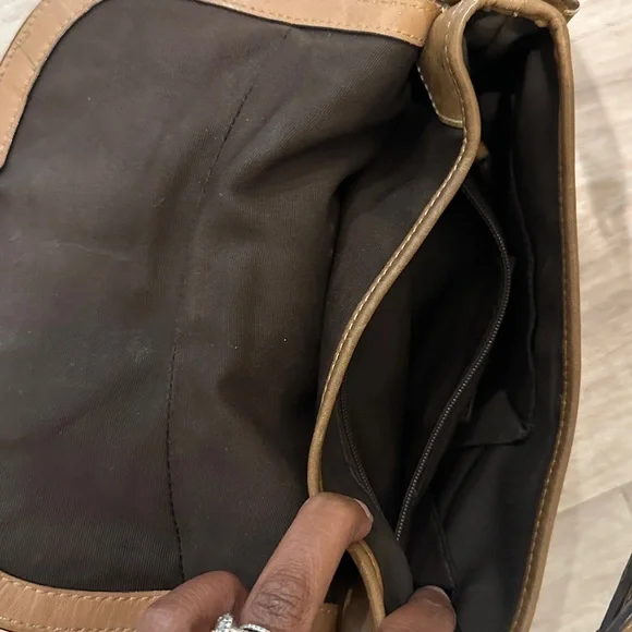 Coach Brown Leather Shoulder Bag - Picture 5 of 5